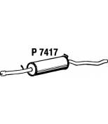 FENNO STEEL - P7417 - Глушитель средний VW SHARAN 1.9TDI 95-